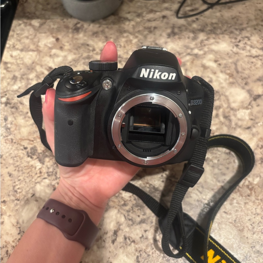 Nikon D3200 DSLR Camera with lens